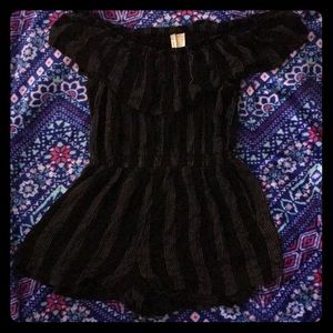 Off-the-shoulder Romper